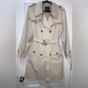 TALBOT Women's Cream Trench Coat